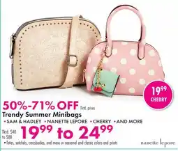 Boscov's Trendy Summer Minibags offer