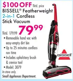 Boscov's BISSELL Featherweight 2-in-1 Cordless Stick Vacuum offer