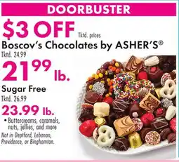 Boscov's Boscov's Chocolates by ASHER'S Tktd offer