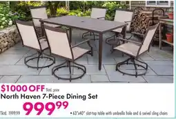 Boscov's North Haven7-Piece Dining Set offer