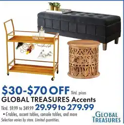 Boscov's GLOBAL TREASURES Accents Tktd offer
