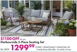 Boscov's Harbourside 5-Piece Seating Set offer