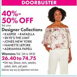 Boscov's Designer Collections offer
