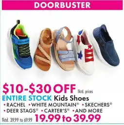 Boscov's Kids Shoes offer