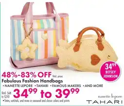 Boscov's Fabulous Fashion Handbags offer
