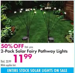 Boscov's 2-Pack Solar Fairy Pathway Lights offer
