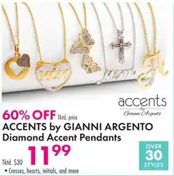 Boscov's ACCENTS by GIANNI ARGENTO Diamond Accent Pendants offer