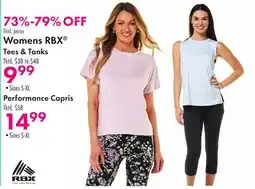 Boscov's Womens RBX Tees & Tanks offer