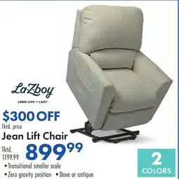 Boscov's Jean Lift Chair offer