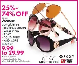 Boscov's Womens Sunglasses offer