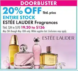 Boscov's ESTÉE LAUDER Fragrances offer