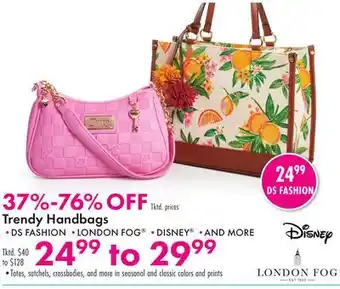 Boscov's Trendy Handbags offer