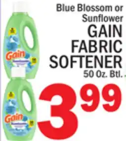 C Town GAIN FABRIC SOFTENER offer
