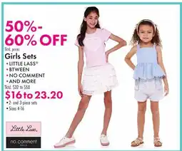Boscov's Girls Sets offer