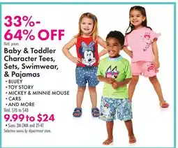 Boscov's Baby & Toddler Character Tees, Sets, Swimwear, & Pajamas offer