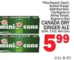 C Town CANADA DRY GINGER ALE offer