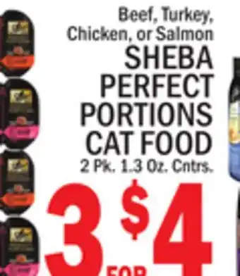 C Town SHEBA PERFECT PORTIONS CAT FOOD offer