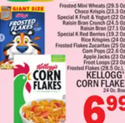 C Town KELLOGG'S CORN FLAKES, 24 Oz. Boxes offer
