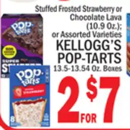 C Town KELLOGG'S POP-TARTS, 13.5-13.54 Oz. Boxes offer