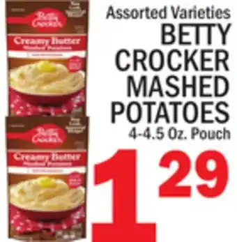 C Town BETTY CROCKER MASHED POTATOES offer