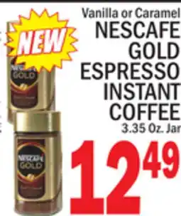 C Town NESCAFE GOLD ESPRESSO INSTANT COFFEE offer