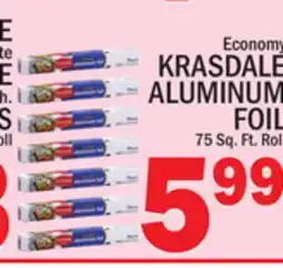 C Town KRASDALE ALUMINUM FOIL offer