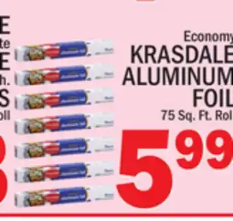 C Town KRASDALE ALUMINUM FOIL offer