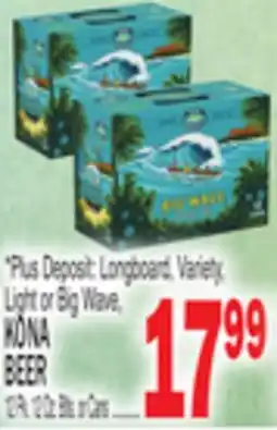 C Town KONA BEER 12 Pk. 12 Oz. Btls. or Cans offer