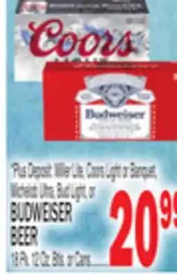 C Town BUDWEISER BEER offer
