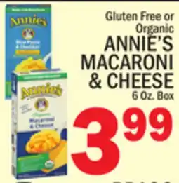 C Town ANNIE'S MACARONI & CHEESE offer