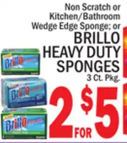 C Town BRILLO HEAVY DUTY SPONGES offer