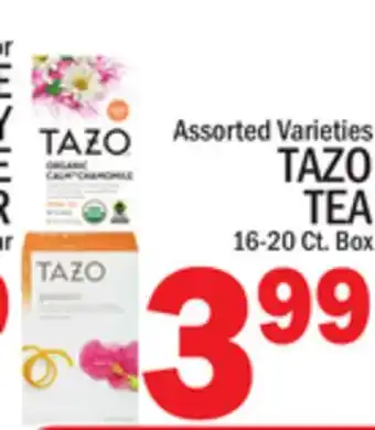 C Town TAZO TEA offer