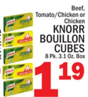C Town KNORR BOUILLON CUBES offer