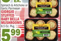C Town GIORGIO STUFFED BABY BELLA MUSHROOMS offer