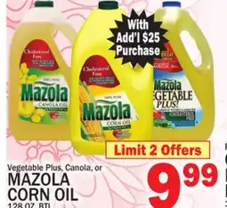 C Town MAZOLA CORN OIL offer