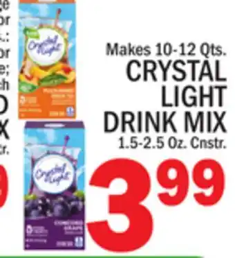 C Town CRYSTAL LIGHT DRINK MIX offer