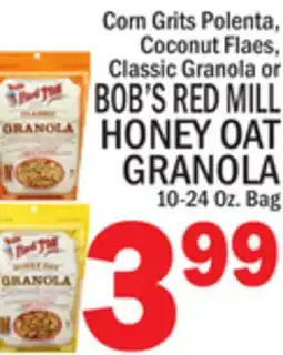C Town BOB'S RED MILL HONEY OAT GRANOLA offer