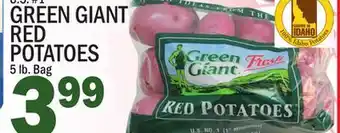 C Town GREEN GIANT RED POTATOES offer