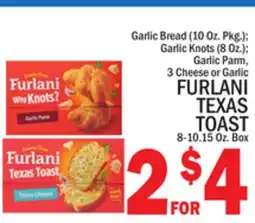 C Town FURLANI TEXAS TOAST, 8-10.15 Oz. Box offer