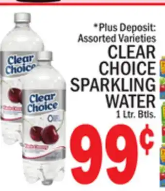 C Town CLEAR CHOICE SPARKLING WATER offer
