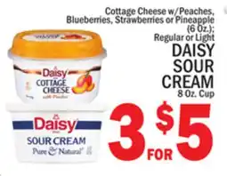 C Town DAISY SOUR CREAM 8 Oz. Cup offer