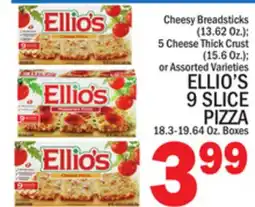 C Town ELLIO'S 9 SLICE PIZZA offer