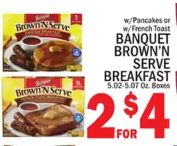 C Town BANQUET BROWN'N SERVE BREAKFAST offer