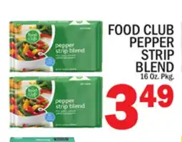 C Town FOOD CLUB PEPPER STRIP BLEND offer