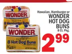 C Town WONDER HOT DOG BUNS offer