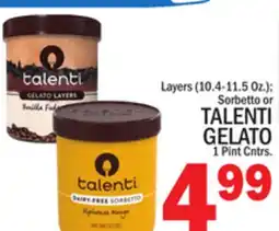 C Town TALENTI GELATO 1 Pint Cntrs offer