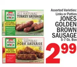 C Town JONES GOLDEN BROWN SAUSAGE offer