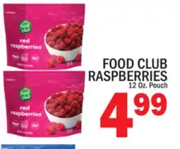 C Town FOOD CLUB RASPBERRIES offer