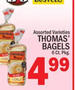 C Town THOMAS' BAGELS 6 Ct. Pkg offer