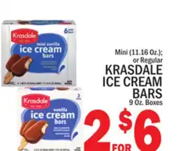 C Town KRASDALE ICE CREAM BARS 9 Oz. Boxes offer